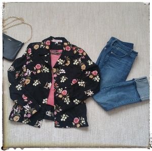 Johnny Was Cotton Embroidered Jacket